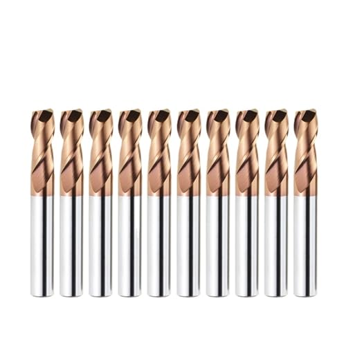5/10 stücke HRC55 Hartmetall-schaftfräser 1-12mm 2 Flöten Metallfräser Schneidwerkzeug CNC Bearbeitungsbeschichtung Flachschaftfräser(10pcs HRC55 2F,D4xD4x50L) von LAERNPU