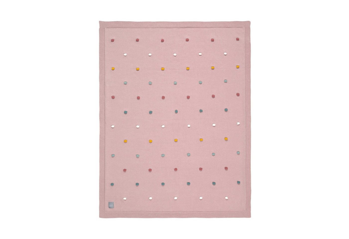 Babydecke Lässig Babydecke Dots GOTS zertifiziert, LÄSSIG, Strickoptik von LÄSSIG