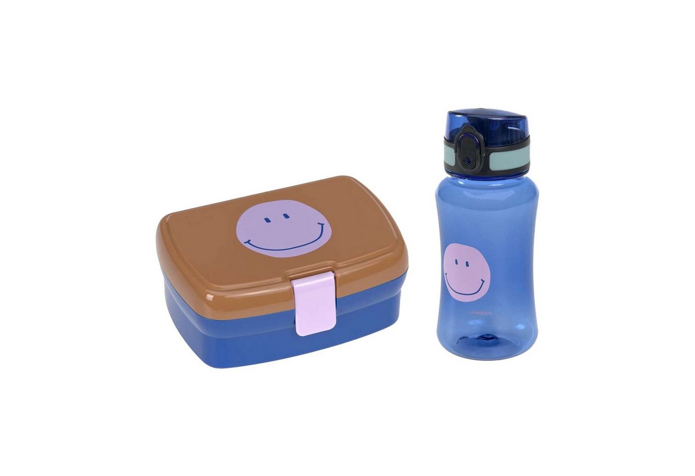 LÄSSIG Lunchbox Little Gang Lunchset Brotdose & Trinkflasche, Material-Mix, (2-tlg), Spülmaschinengeeignet von LÄSSIG