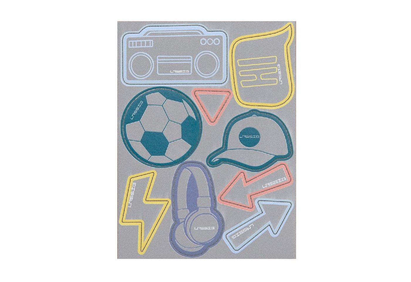 LÄSSIG Reflektor-Aufkleber Reflective Sticker Football LÄSSIG Reflektor-Aufkleber Reflective Sticker Football von LÄSSIG