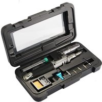 Butan-Lötkolben – 10-in-1-Gas-Lötkolben-Set, selbstzündend, professionell, vielseitig einsetzbar, für die Reparatur von Schmuck, die Herstellung von Butan-Lötkolben – 10-in-1-Gas-Lötkolben-Set, selbstzündend, professionell, vielseitig einsetzbar, für die Reparatur von Schmuck, die Herstellung von von LAFOMUKEA
