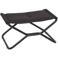 Klappbare gepolsterte Fußstütze / Hocker - Next - AirComfort® - Schwarz Acier Lafuma Mobilier von LAFUMA MOBILIER