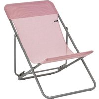 Mehrpositions-Klapp-Liegestuhl - Breite 58cm - Maxi Transat - Batyline® Iso - Rosa Cerisier - Lafuma Mobilier von LAFUMA MOBILIER