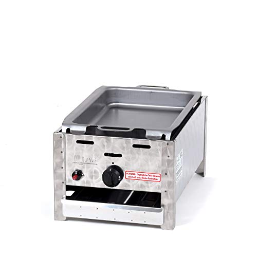 Gasbräter 3,65 kW 1-flammig mit Stahlpfanne Gasgrill Grill Bräter Profigrill Verein Gasbräter 3,65 kW 1-flammig mit Stahlpfanne Gasgrill Grill Bräter Profigrill Verein von LAG