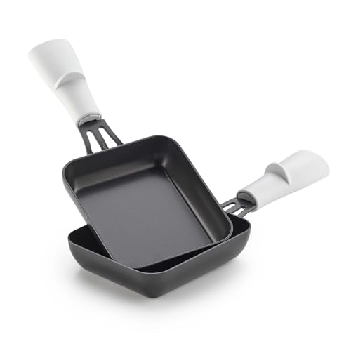 LAGRANGE - Set mit 2 Raclette-Pfännchen, rechteckig, PTFE von LAGRANGE
