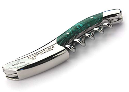 Laguiole en Aubrac Kellnermesser Malachit Edelstahl glänzend SOM99PMI Sommelierbesteck Laguiole en Aubrac Kellnermesser Malachit Edelstahl glänzend SOM99PMI Sommelierbesteck von LAGUIOLE EN AUBRAC L