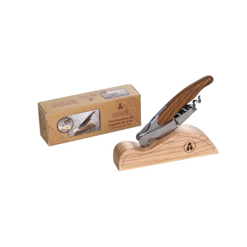 LAGUIOLE HERITAGE - LAGUIOLE HERITAGE Korkenzieher und Holzständer von LAGUIOLE HERITAGE