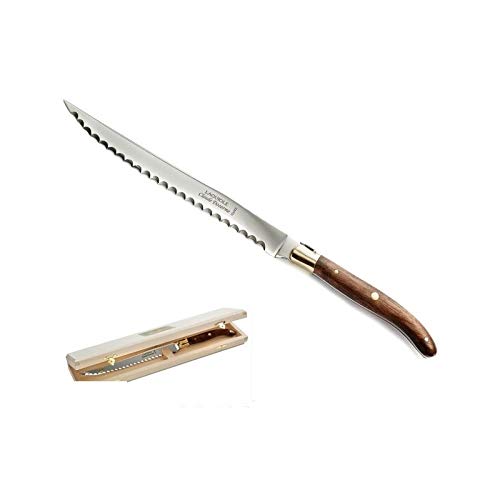 LAGUIOLE - Box Brotmesser hausgemachte exotische Holzgriff resistent 32cm von LAGUIOLE