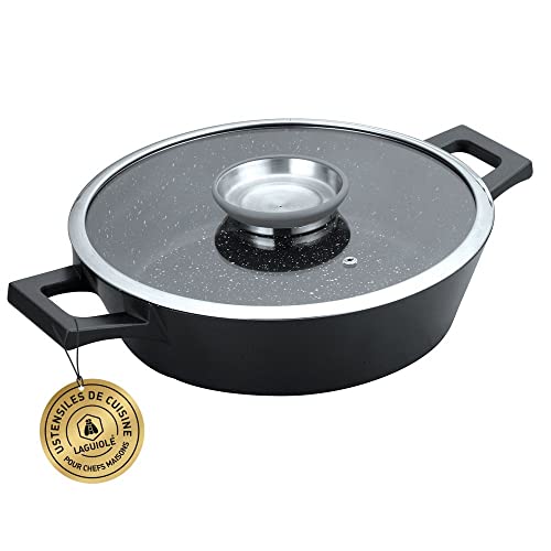LAGUIOLE - Induktionspfanne Greblon C2+ schwarz antihaftbeschichtet 32 cm MAESTRO von LAGUIOLE