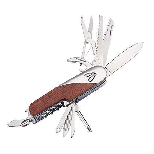 LAGUIOLE - Multifunktionsmesser - Palisandergriff - 11 Funktionen - Mit Ledertasche - - braun LAGUIOLE - Multifunktionsmesser - Palisandergriff - 11 Funktionen - Mit Ledertasche - - braun von LAGUIOLE