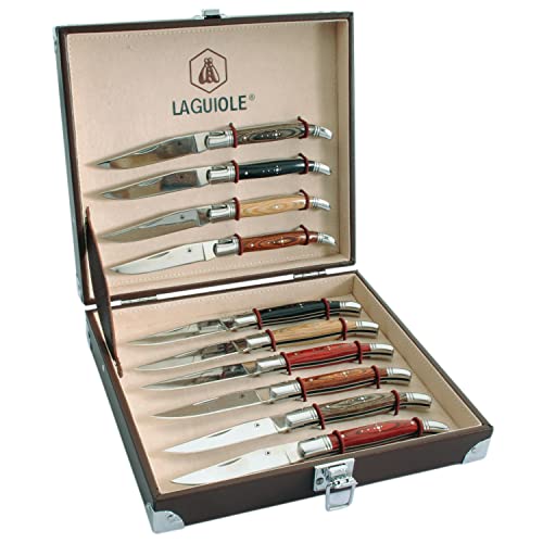 LAGUIOLE - Set mit 1 Klappmessern, exotischer Holzgriff - - von LAGUIOLE