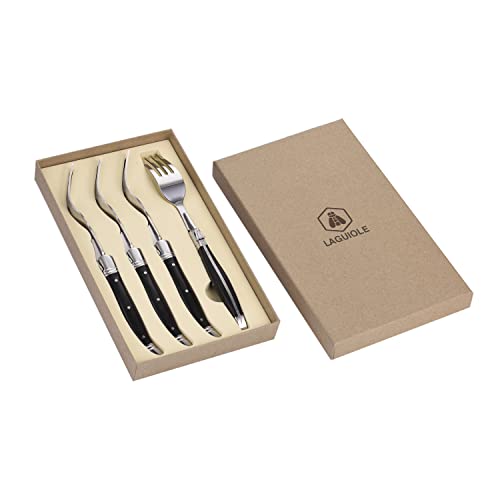 Laguiole - FORKS TWISTED PAKKAWOOD MIRROR 4 PCS Laguiole - FORKS TWISTED PAKKAWOOD MIRROR 4 PCS von LAGUIOLE