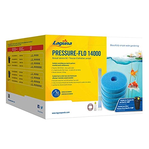 Laguna Service-Kit für den Laguna Pressure-Flo 14000 bestehend aus: UV-Lampe, Silikonfett, Filterschwämmen und Dichtungen von LAGUNA