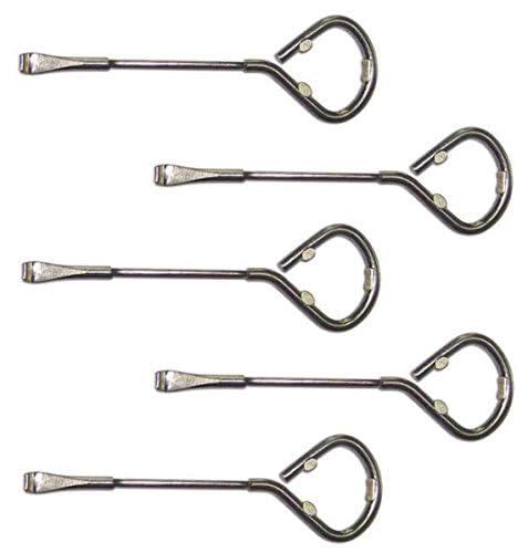 5 Stück Farbdosenöffner, Flaschenöffner, Metall-Farbdosenöffnungswerkzeug, 5 Stück Stahlfarbdosenwerkzeug von LAIBUY