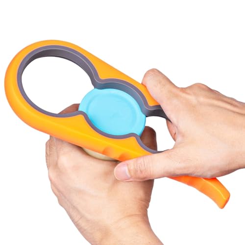 Glasöffner, rutschfester Glasflaschenöffner, Glasgreifer für schwache Hände, Senioren mit Arthritis und Kindern, 4-in-1-Multifunktions-Dosenöffner, farbiger Dosenöffner zum einfachen Abnehmen von von LAIBUY