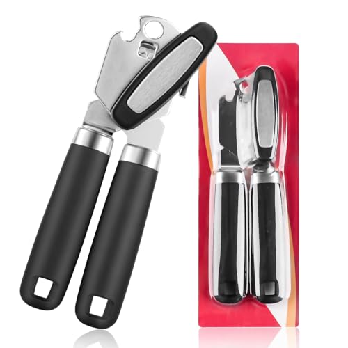 Multifunktionaler robuster Dosenöffner und Flaschenöffner mit Magnet, langlebige scharfe Schneidklinge, glatte Schneidkante, großer müheloser Drehknopf und weicher Gummigriff Multifunktionaler robuster Dosenöffner und Flaschenöffner mit Magnet, langlebige scharfe Schneidklinge, glatte Schneidkante, großer müheloser Drehknopf und weicher Gummigriff von LAIBUY