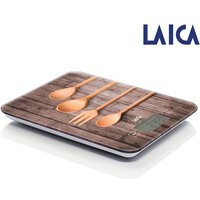 Laica - KS5010 elektronische Küchenwaage, Grau/Braun von LAICA