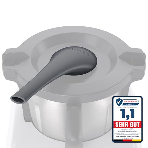 LAINFELD Dampfumleiter für Monsieur Cuisine Connect und Smart | Dampfableiter für Hängeschränke Schutz | Dampf Umleitung Zubehör für MCC und MCS von LAINFELD