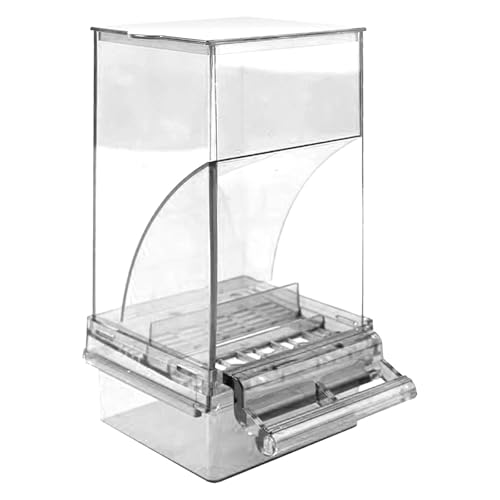 Antispill Papageien Futterspender Vogelfutterspender Automatischer Vogelfutterbehälter Externer Futterkäfig Zubehör Spender von LAIOUSN