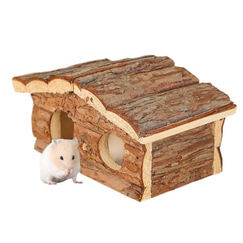 Kleintier-Verstecke Hütte Holz Unterschlupf Haus Kratzfest Hamsterkäfig Spielhaus Eichhörnchen Käfig Zubehör Möbel Hamster Unterschlupf Haus Kleintier-Verstecke Hütte Holz Unterschlupf Haus Kratzfest Hamsterkäfig Spielhaus Eichhörnchen Käfig Zubehör Möbel Hamster Unterschlupf Haus von LAIOUSN
