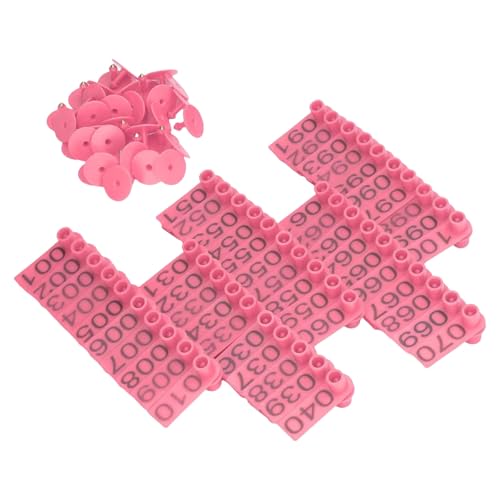 LAIOUSN 100 Stück Vieh Rinder Schweine Earcon Flexible Earcon Vieh-Management-Werkzeug für Rinder, Schafe, Schweine, Haltbarkeit, Ohrmarkierung LAIOUSN 100 Stück Vieh Rinder Schweine Earcon Flexible Earcon Vieh-Management-Werkzeug für Rinder, Schafe, Schweine, Haltbarkeit, Ohrmarkierung von LAIOUSN