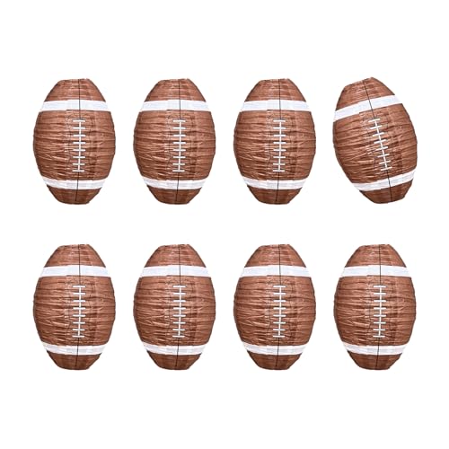 LAIOUSN 8 x anspruchsvolle Fußball-Hängeleuchten, robust und tragbar, Partyzubehör für Heimkampf und Feiern LAIOUSN 8 x anspruchsvolle Fußball-Hängeleuchten, robust und tragbar, Partyzubehör für Heimkampf und Feiern von LAIOUSN
