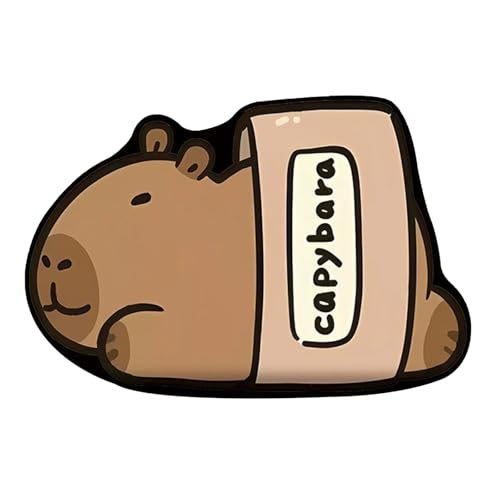 LAIOUSN Badematte, effiziente, wasserabsorbierende Badematte für eine sichere und trockene Badezimmer-Umgebung, maschinenwaschbar und leicht zu reinigen, Capybara-Badematte von LAIOUSN