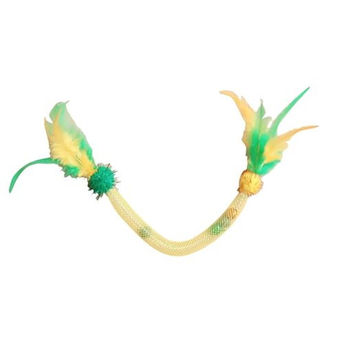 LAIOUSN Elastisches Seil-Teaser-Zauberstab-Spielzeug, beißfest, interaktiv, Katzen zur Förderung der Gesundheit mit Haltbarkeit, Indoor-Übung LAIOUSN Elastisches Seil-Teaser-Zauberstab-Spielzeug, beißfest, interaktiv, Katzen zur Förderung der Gesundheit mit Haltbarkeit, Indoor-Übung von LAIOUSN