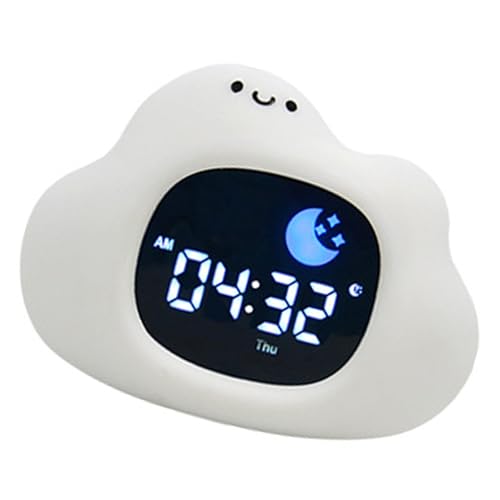 LAIOUSN Wecker mit Tiermotiven, mit 1800 mAh wiederaufladbarem Nachtlicht für Kinderzimmer oder Arbeitsbereich, Schlummerfunktion von LAIOUSN