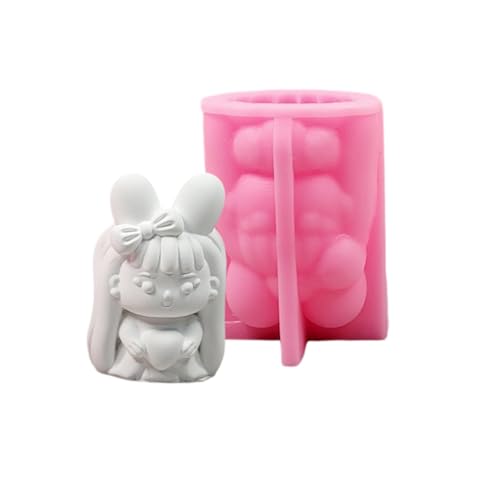 Lovely Molds Castings Hasen Prinzessin Silikonformen Gips, Ornamentherstellung Lovely Molds Castings Hasen Prinzessin Silikonformen Gips, Ornamentherstellung von LAIOUSN