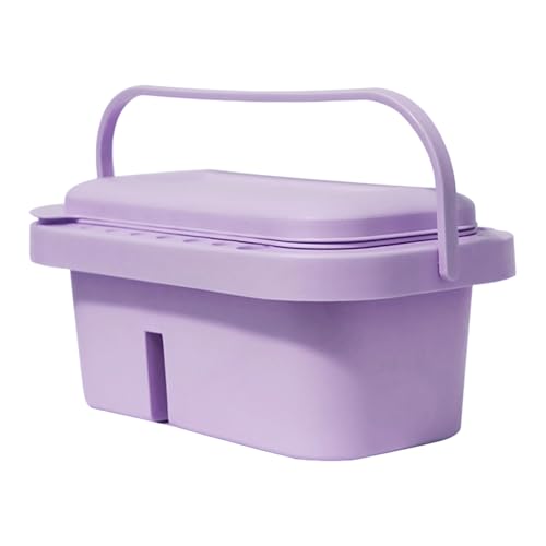 Pinsel-Wascheimer, Stiftreiniger, Fässer, Palettenbox, Farbbecken, Künstler-Unterlegscheibe zum Zeichnen, Ölgemälde, Künstler, Wascheimer, tragbarer Wascheimer mit Palettenbox zum Malen von LAIOUSN