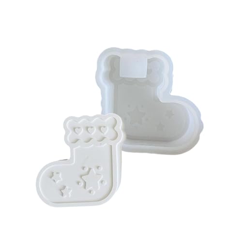 Silikon-Kerzenständer-Formen für Weihnachtsstrumpf, Weihnachtsdekoration, Epoxidharz, Silikonformen, Epoxidharz Silikon-Kerzenständer-Formen für Weihnachtsstrumpf, Weihnachtsdekoration, Epoxidharz, Silikonformen, Epoxidharz von LAIOUSN