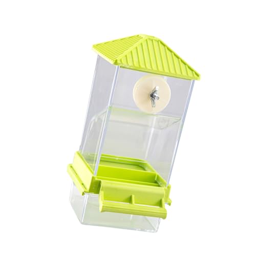 Sittiche Futterspender Container Box Automatischer Futterspender für kleine Papageien mit Nachfüllungen und Mülltrennung Papageien Futterspender Sittiche Futterspender Container Box Automatischer Futterspender für kleine Papageien mit Nachfüllungen und Mülltrennung Papageien Futterspender von LAIOUSN