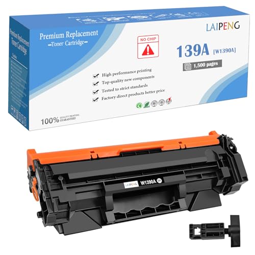 LAIPENG Kompatibel 139A W1390A (139X W1390X) Tonerkartusche für HP Laserjet Pro 3002 3002dw MFP 3102 3102fdw Drucker Standardkapazität 1500 Seiten [Ohne Chip, Mit Werkzeugen] von LAIPENG