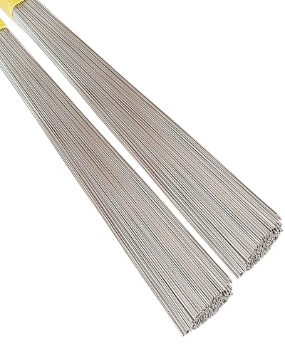 100 Stück Edelstahl-Federdraht Länge 500 Mm, Durchmesser 0,3MM 0,4MM 0,5MM 0,6MM 0,7MM 0,8MM 0,9MM Gerader Draht Geeignet Für Handgewebte Und Metall-Heimwerker(0.5mm) von LAITEGOG