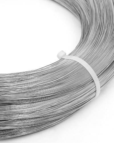 1KG 304 Edelstahl Federdraht DIY Zubehör Gerader Draht Harter Federstahldraht 0.4/0.5/0.6/0.7/0,8-4mm Elastischer Stahldraht(1.0mm) von LAITEGOG