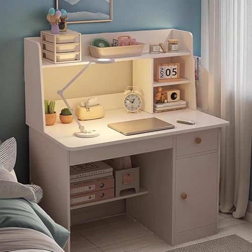 Kinderschreibtisch schreibtisch holz Kindertisch- und Stuhl-Sets,31.5*15.7*42.1in Kinderschreibtisch mit Schubladen und Ablagefächern, Lesen/Lernen/Schreiben für Mädchen und Jungen Kinderzimmermöbel(W von LAITEGOG