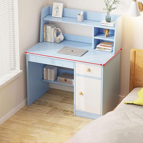 Kinderschreibtisch schreibtisch holz Kindertisch- und Stuhl-Sets,31.5*15.7*42.1in Kinderschreibtisch mit Schubladen und Ablagefächern, Lesen/Lernen/Schreiben für Mädchen und Jungen Kinderzimmermöbel(B von LAITEGOG