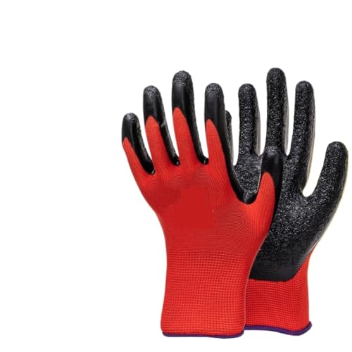 LAJHDCG Labor protection gloves Falten-Latex-Anti-Rutsch- und Verschleiß-beständige Palm Immersion Arbeitsschutzhandschuhe Are used in various industrial and construction sc von LAJHDCG