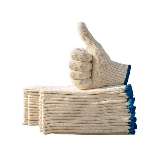 LAJHDCG Labor protection gloves Großhandel Mit Arbeitsschutzhandschuhen Aus Verdicktem Baumwollgarn For Baustellen Available for wholesale(White) von LAJHDCG