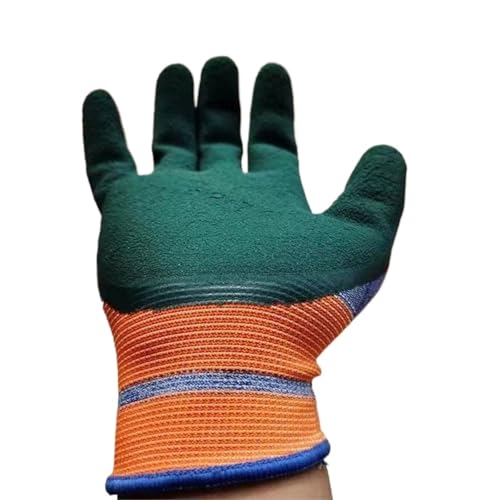 LAJHDCG Labor protection gloves Schaumgummihandschuhe sind rutschfest, verschleißfest und atmungsaktiv for den Bau Are used in various industrial and construction sc von LAJHDCG