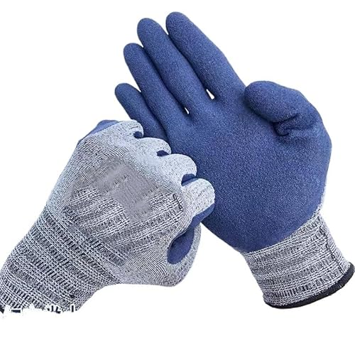 LAJHDCG Labor protection gloves Verschleißfeste, rutschfeste, beschichtete, atmungsaktive Schutzhandschuhe aus Nylon Are used in various industrial and construction sc von LAJHDCG