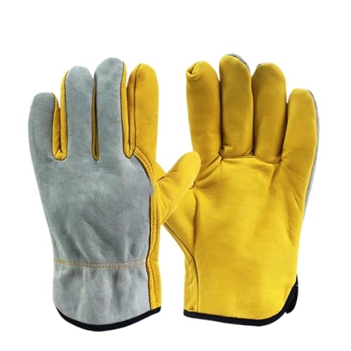 LAJHDCG Labor protection gloves Verschleißfeste und hochtemperaturbeständige Arbeitsschutz-Schweißhandschuhe Available for wholesale(XL) von LAJHDCG