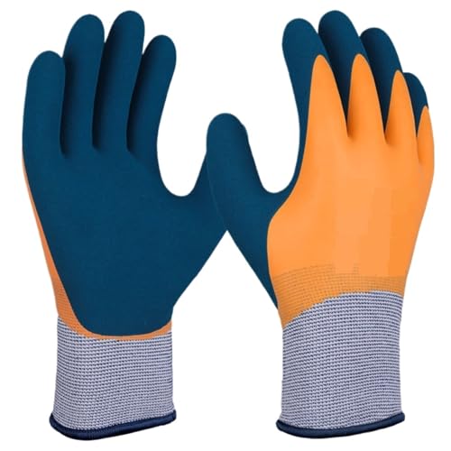 LAJHDCG Thickened work gloves F320 Arbeitslatexschaum Verschleißfester rutschfester wasserdichter Arbeitsschutz Labor protection gloves(FDZ-001) von LAJHDCG