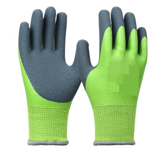 LAJHDCG Thickened work gloves F320 Arbeitslatexschaum Verschleißfester rutschfester wasserdichter Arbeitsschutz Labor protection gloves(FM396) von LAJHDCG