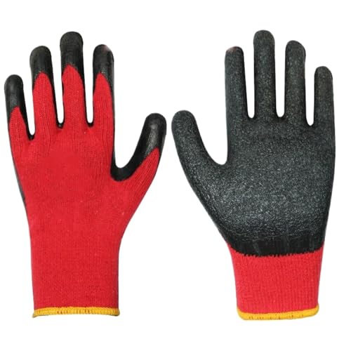Labor protection gloves Rutschfeste und verschleißfeste imprägnierte Schutzhandschuhe aus Latex Are used in various industrial and construction sc von LAJHDCG