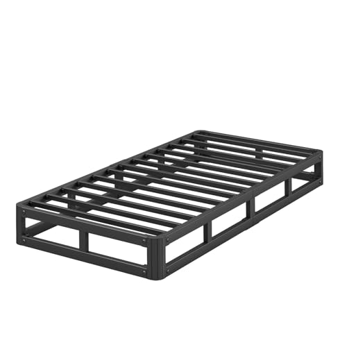 LAKKURI 12,7 cm hoher Doppelbettrahmen, kein Boxspringbett erforderlich, stabiler Plattform-Bettgestell, Doppelgröße, mehr Stahllattenstütze, niedriges Profil, strapazierfähig, einfache Montage LAKKURI 12,7 cm hoher Doppelbettrahmen, kein Boxspringbett erforderlich, stabiler Plattform-Bettgestell, Doppelgröße, mehr Stahllattenstütze, niedriges Profil, strapazierfähig, einfache Montage von LAKKURI