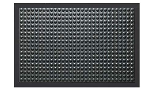 LAKO Anti-Ermüdungsmatte Bubble, Gummi, 630 schwarz, 90 x 60 x 1,9 von LAKO