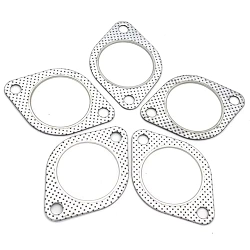 Motordichtung 5PCS Aluminium 2,5 Zoll Auspuff Dichtungen 2-Bolzen 63mm Flansch Universal Auto Motor Reparatur Teil Motordichtung 5PCS Aluminium 2,5 Zoll Auspuff Dichtungen 2-Bolzen 63mm Flansch Universal Auto Motor Reparatur Teil von LAKUYRD