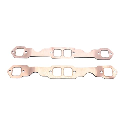 Motordichtung Kompatibel Mit Chevy Für SB 327 305 350 383 Wiederverwendbare 2x C Auspuff Dichtung Dichtung von LAKUYRD